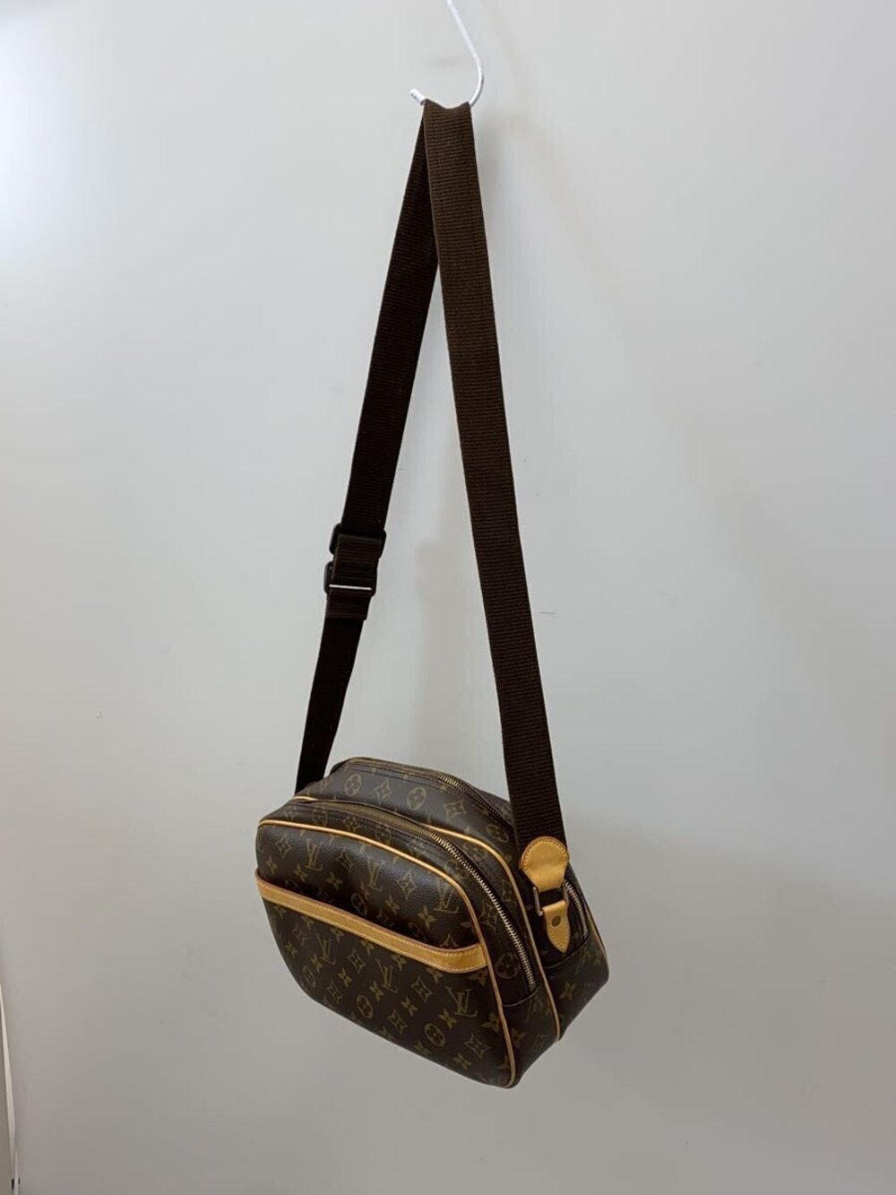 Louis Vuitton Canvas Brown Monogram Reporter Brown